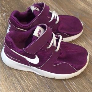 Nike Free Run Toddler Girls 9T Purple